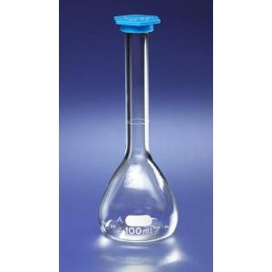PYREX® Class A Volumetric Flasks w/Snap-Cap