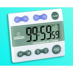 Traceable® 4-Channel 100-Hour Alarm Timer