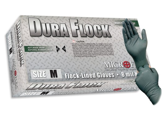 DuraFlock Flock-Lined Industrial Grade Gloves