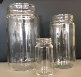 Wide Mouth Glass Jar