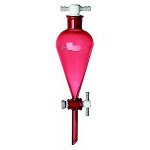 RAY-SORB® Squibb Separatory Funnels w/PTFE Stopper & Stopcock