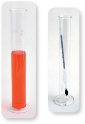 Hydrometer Cylinders, Borosilicate Glass