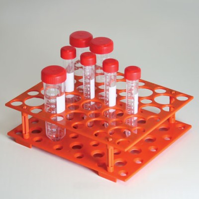 Rack, for 15mL and 50mL Centrifuge Tubes, ABS, Orange Rack, for 15mL and 50mL Centrifuge Tubes, ABS, Orange